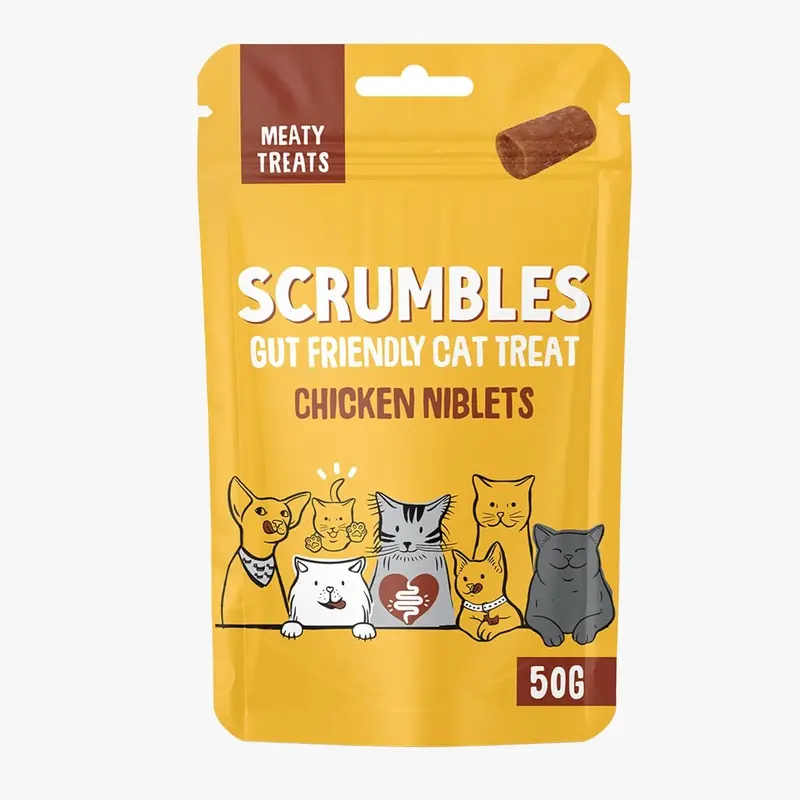 Scrumbles Chicken Niblets Cat Treat Sticks 50g
