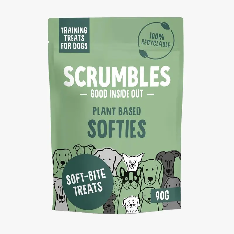 Scrumbles Softies Plant Based Dog Training Treats 90g