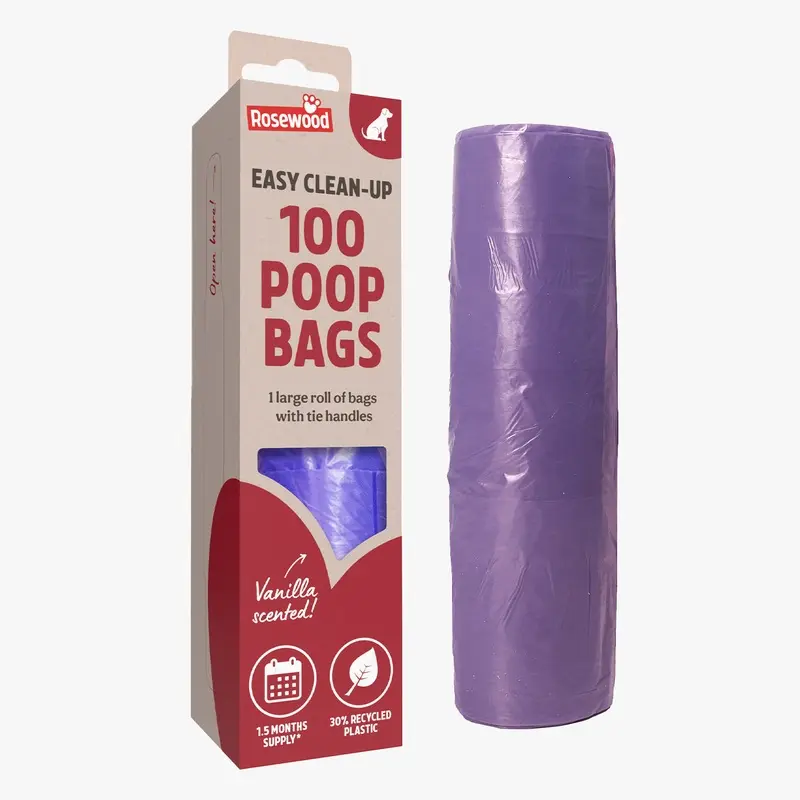 100 Easy Clean-Up Poop Bags