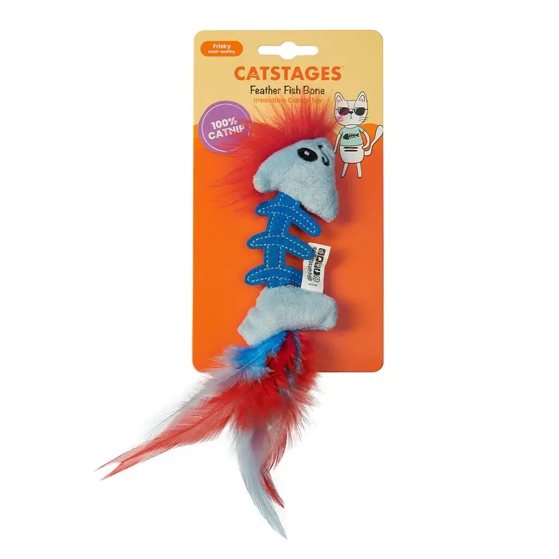 Nina Ottossen Catstages Catnip Feather Fish Bone