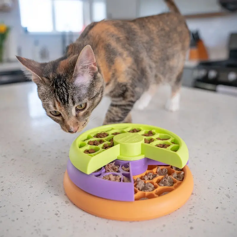 Nina Ottosson Catstages Kitty Lickin' Layers Puzzle & Feeder