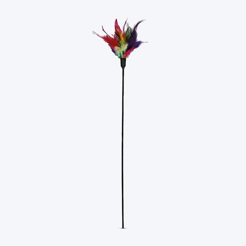 Trixie Playing Rod with Feathers - 50 cm