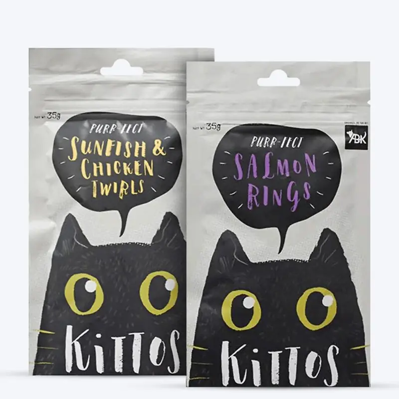 Kittos Purr-fect Meow-nchies - Chicken & Salmon Cat Treats Combo