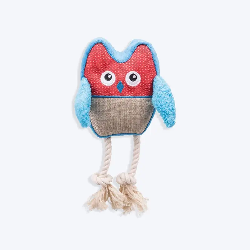 Trixie Owl Dog Plush Toy - Assorted - 24 cm