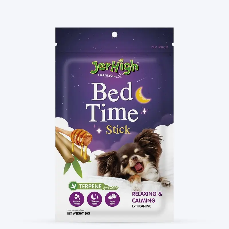 JerHigh Bed Time Stick Dog Treats - 60 g