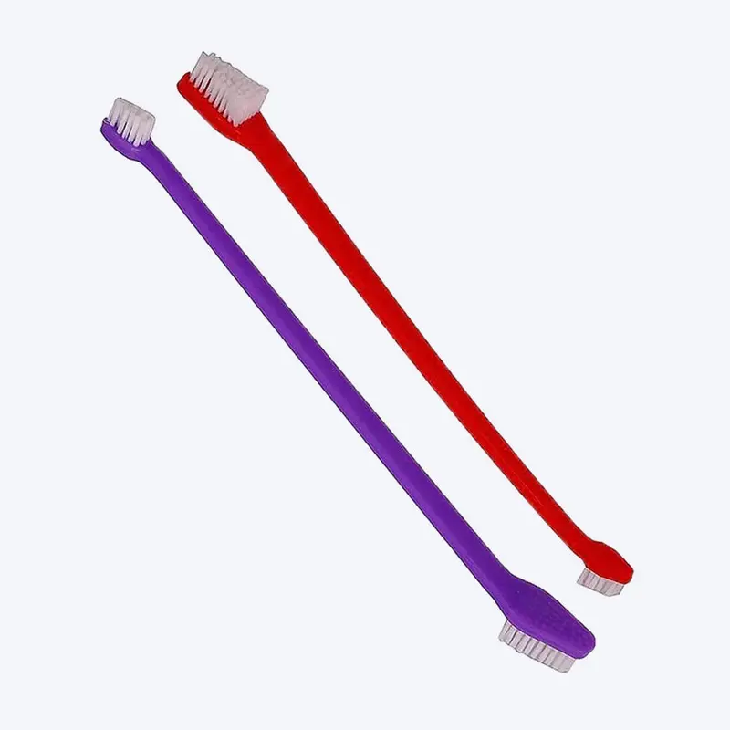 M-Pets Double Ended Toothbrush For Dogs & Cats