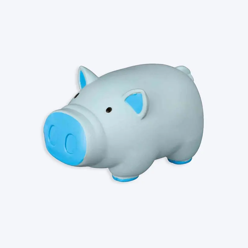 Trixie Pig With Sound Latex Squeaky Toy For Dog - Assorted - 11 cm