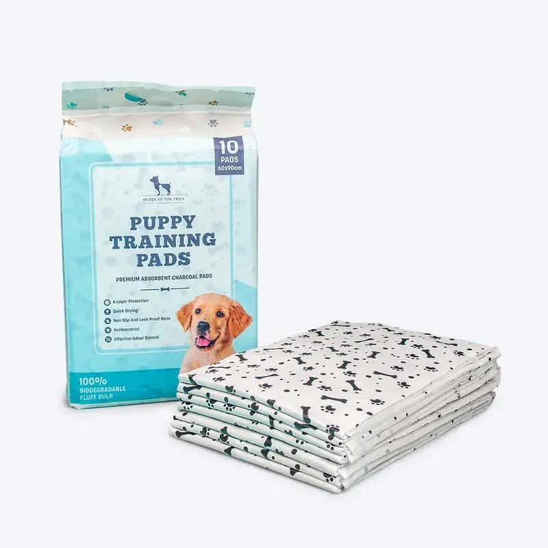 HUFT Charcoal Puppy Training Pads - 60 x 90 cm