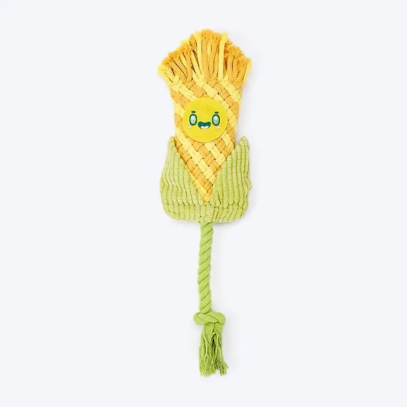 FOFOS Puppy Corn Dental Chew Toy For Puppy - Yellow