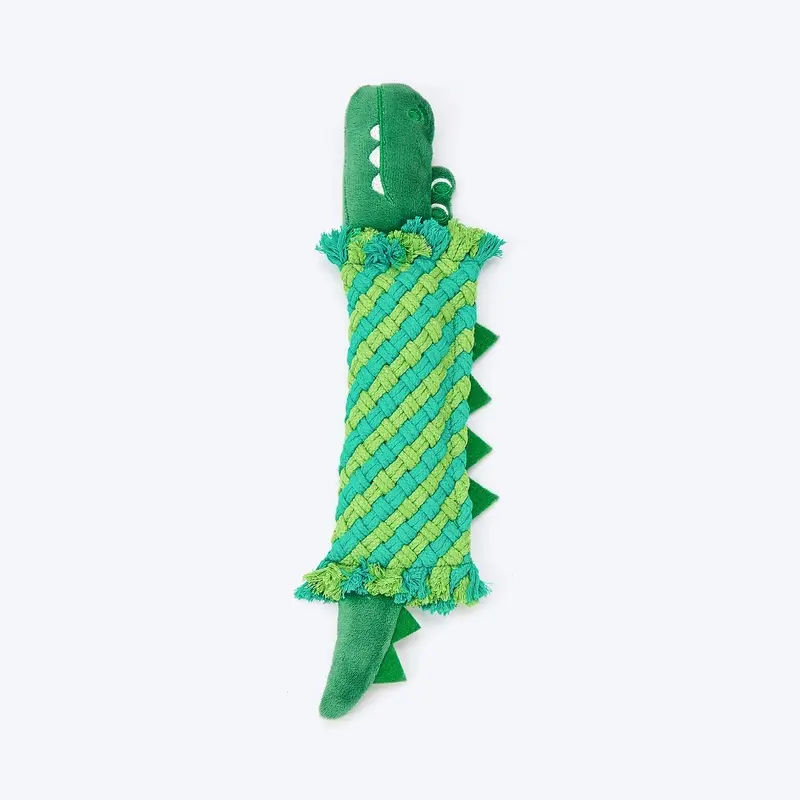 FOFOS Puppy Crocodile Dental Chew Toy For Puppy - Green