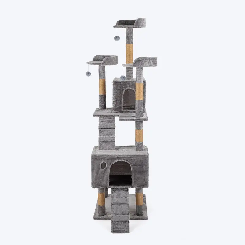 HUFT Catfinity Hub Multipurpose Cat Tree - Grey