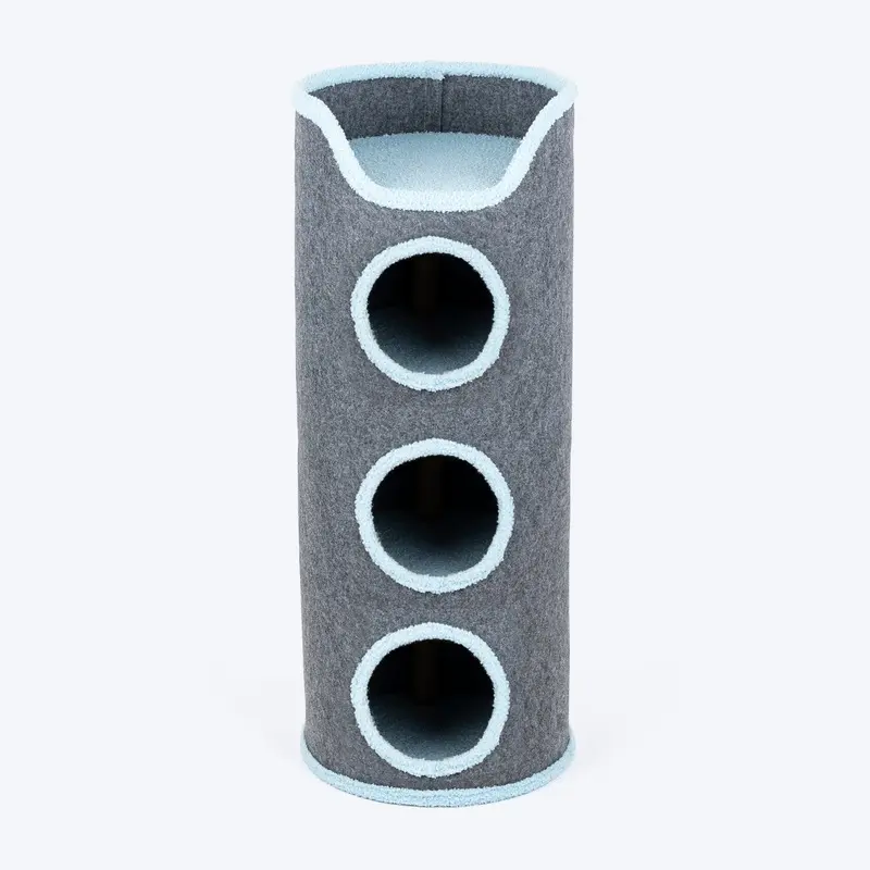 HUFT Meow Mansion Cat Tower For Cats - Grey
