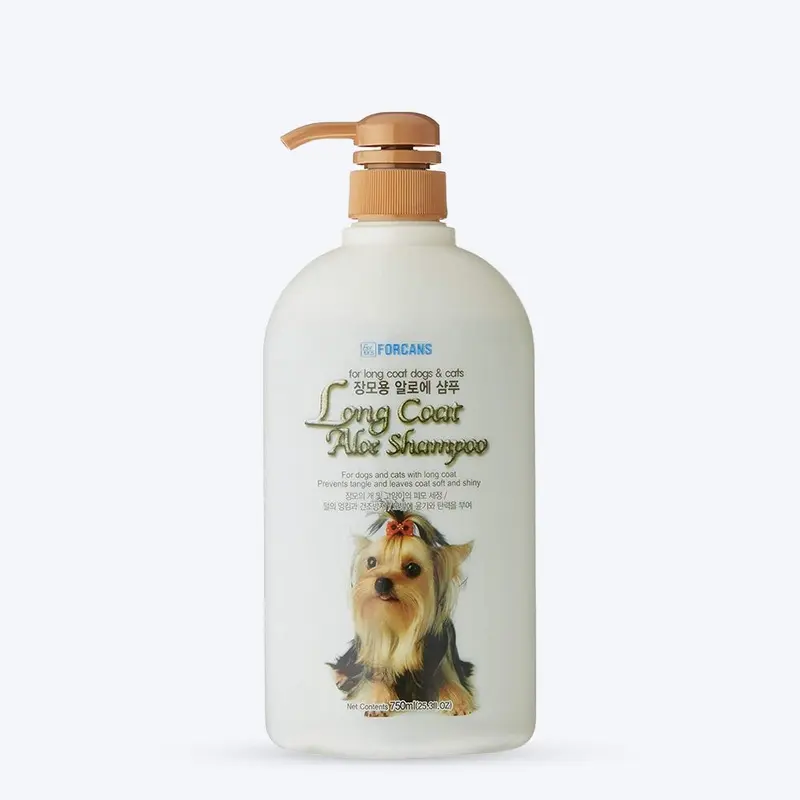 Forcans Long Coat Aloe Dog Shampoo