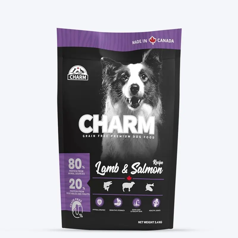 Charm Premium Lamb & Salmon Grain Free Dry Food For Dog