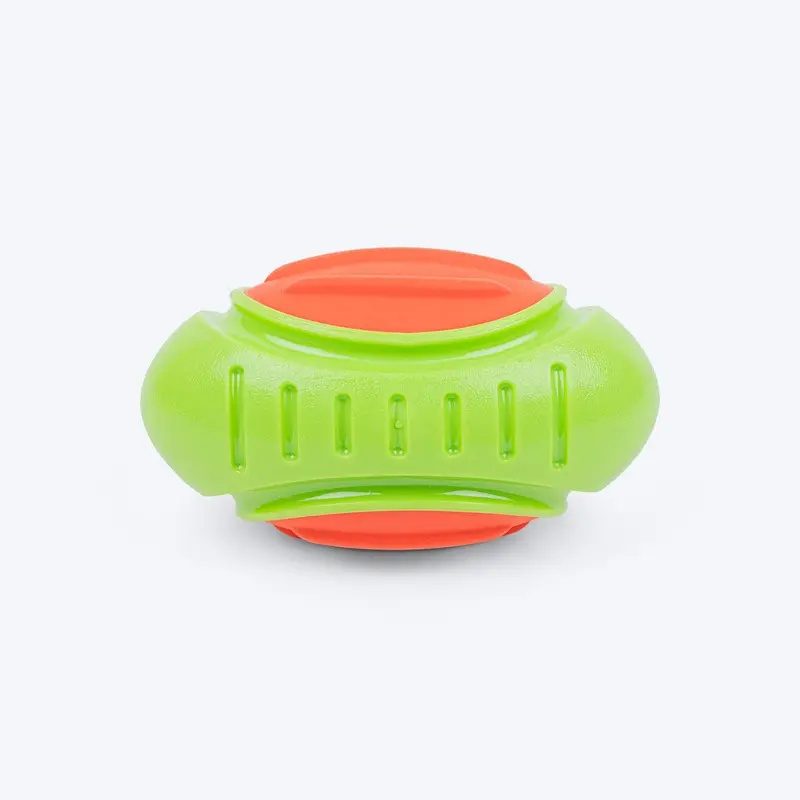 Dash Dog Sprinter Fetch Toy For Dog - Green & Orange - L