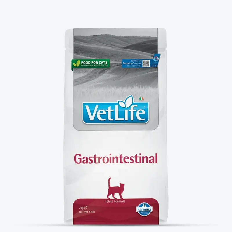Farmina Vet Life Gastrointestinal Feline Formula Dry Food For Cat - 2 kg