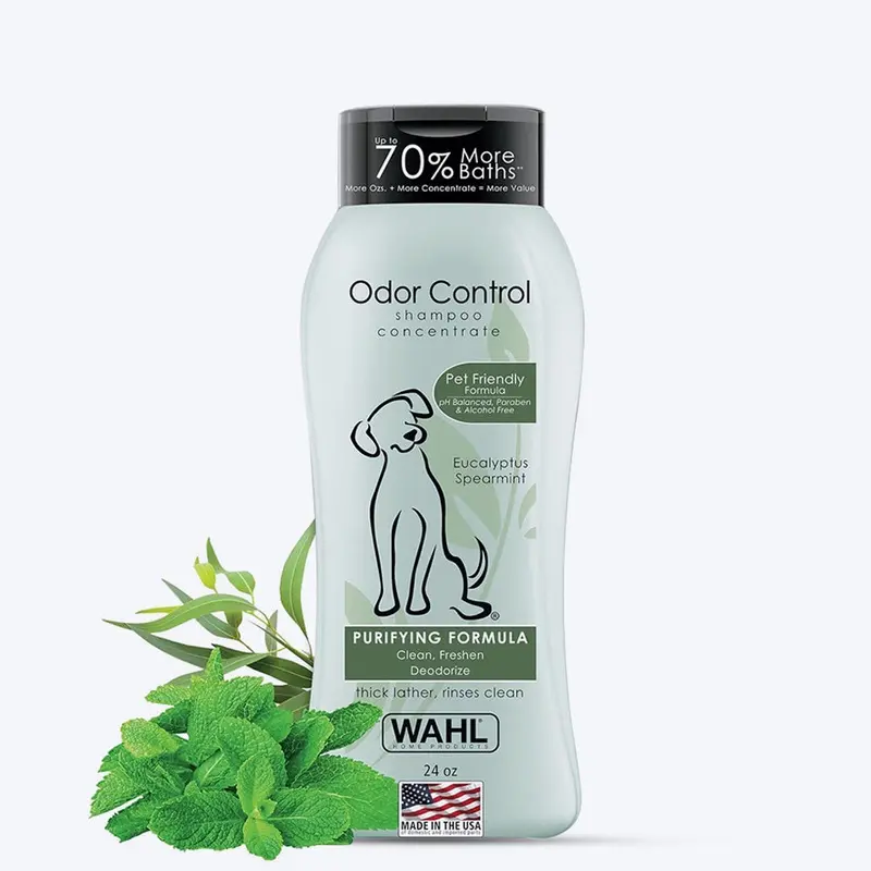 WAHL Odor Control Dog Shampoo - Eucalyptus Spearmint