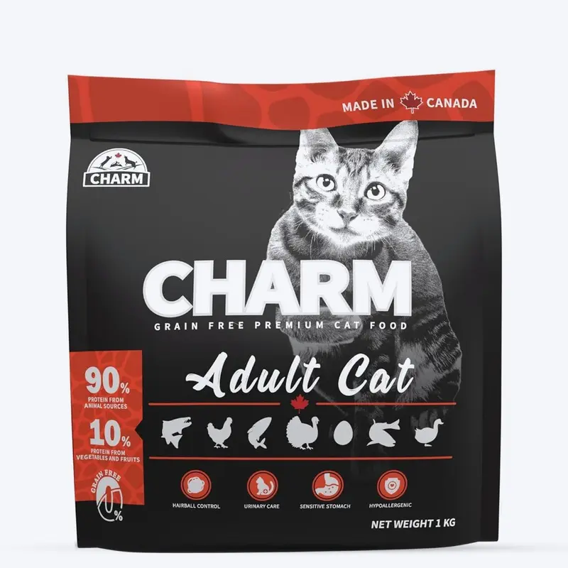 Charm Premium Grain Free Dry Food For Adult Cat