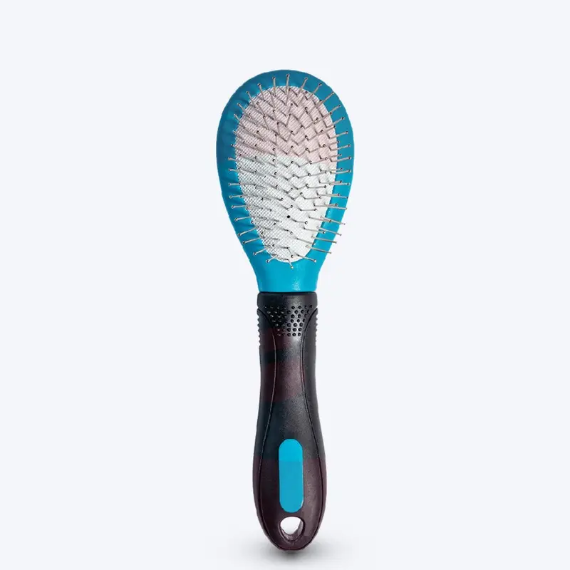 M-Pets Double-Sided Pin Brush for Dogs and Cats -7.5x23 cm