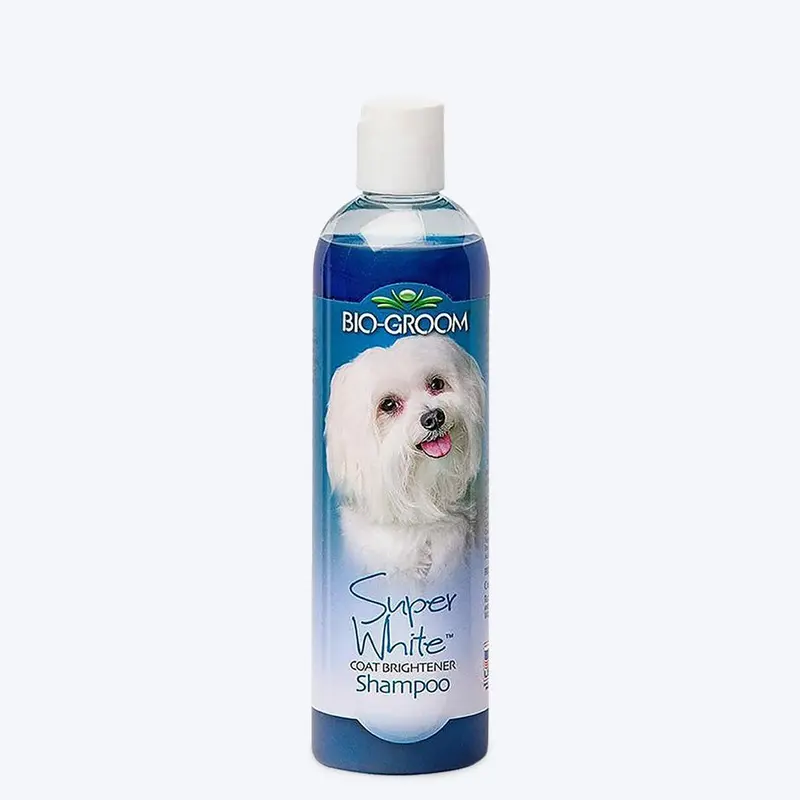 Bio-Groom Super White Coat Brightener Dog Shampoo - 355 ml