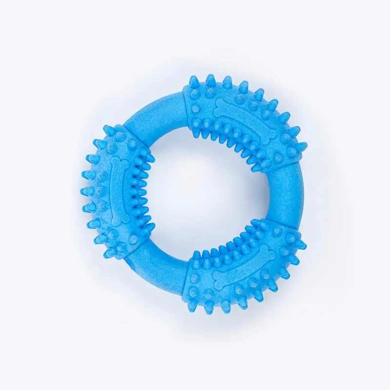 Dash Dog Softy Ring Toy For Dog - Blue