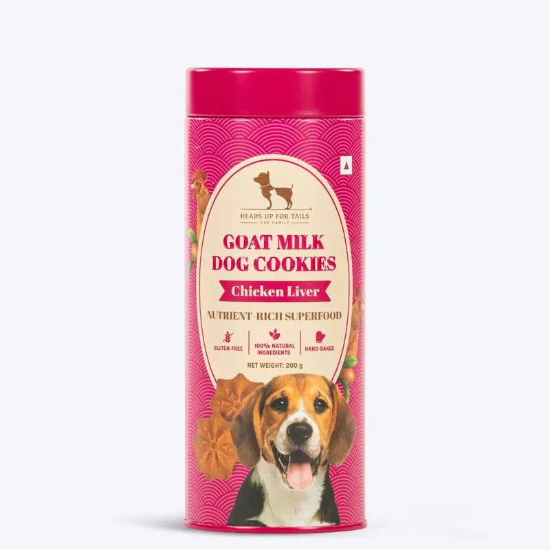 HUFT Goat Milk Dog Cookies - Chicken Liver - 200 g