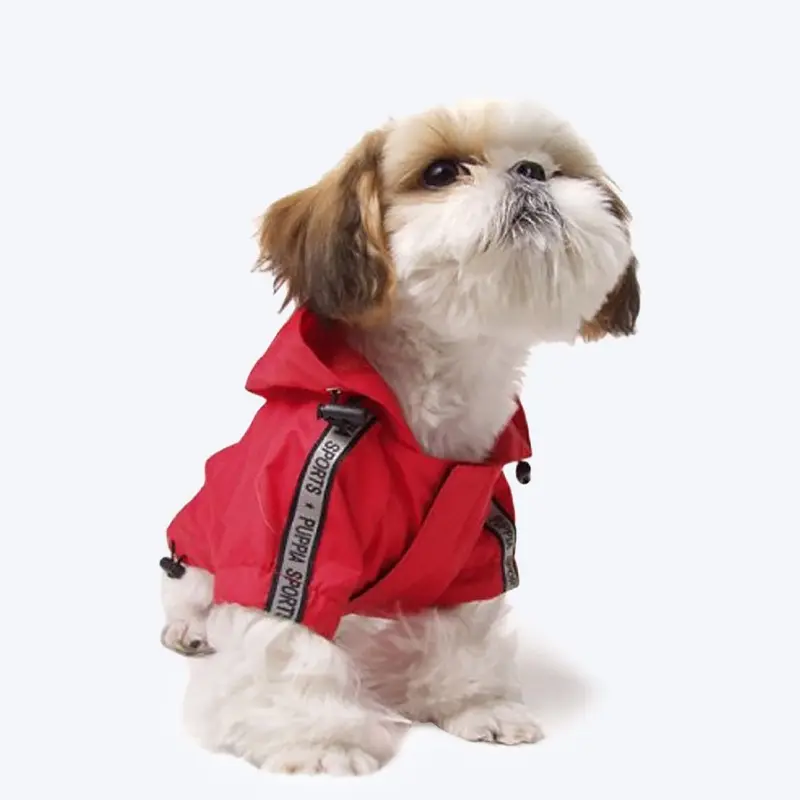 Puppia Base Jumper Raincoats Red - 3XL