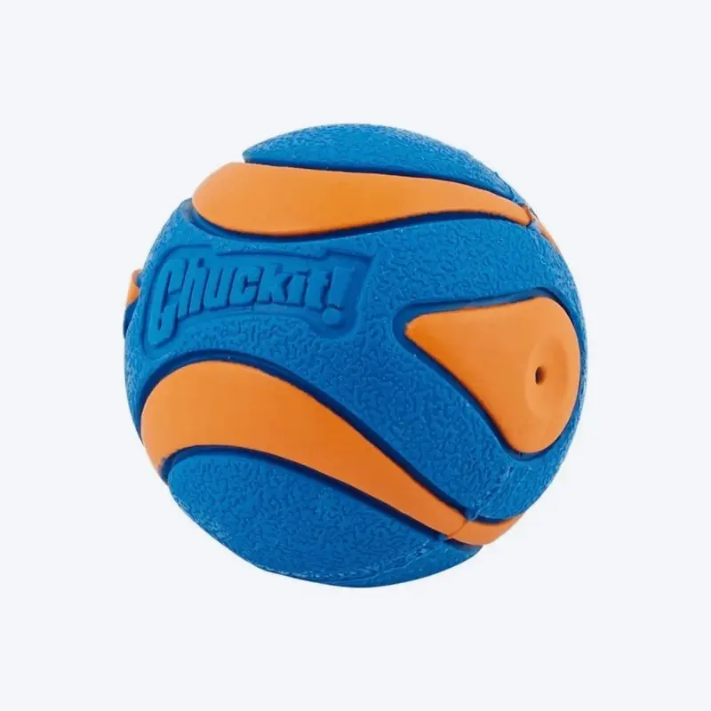 Chuckit! Ultra Squeaker Ball Dog Toy - Blue & Orange
