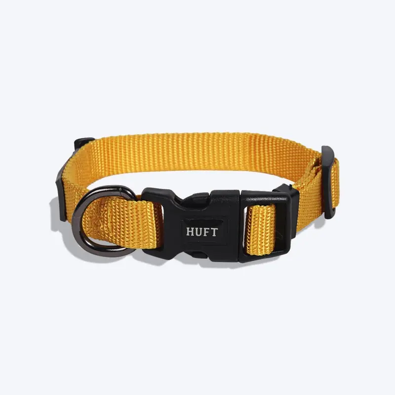 HUFT Nylon Collar For Puppies and Small Dogs - Yellow