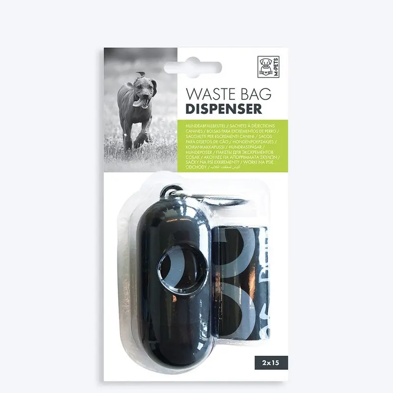 M-PETS Waste Bag Dispenser - 2 x 15 Bags