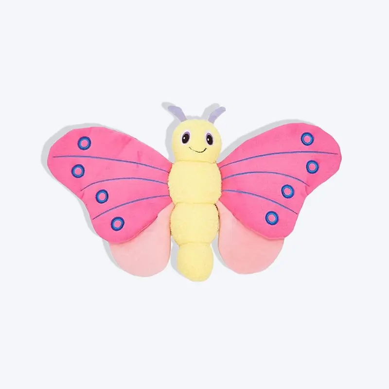 FOFOS Jumbo Butterfly Plush Toy For Dog - Pink