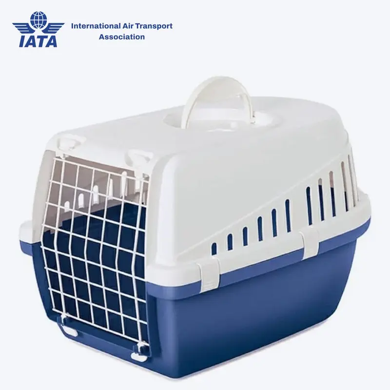Savic Trotter 1 - Dog & Cat Carrier - Nordic Blue - 19 x 13 x 12 inch - Hold up to 5 kg