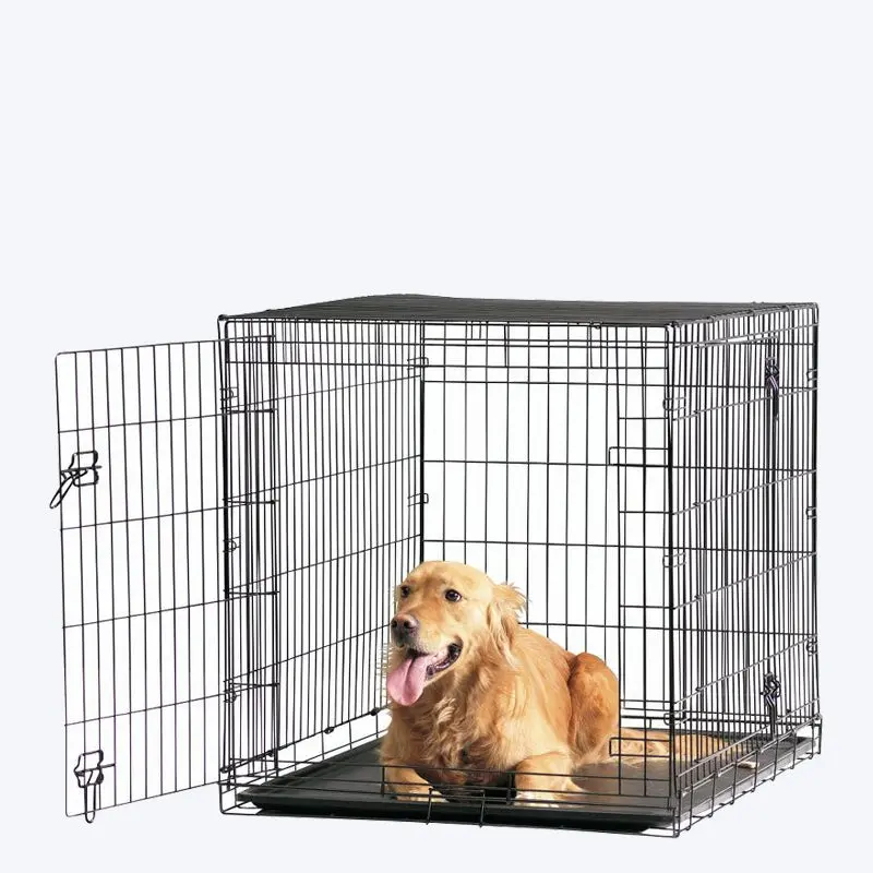 Savic Dog Cottage Cage For Dog & Cat - Black