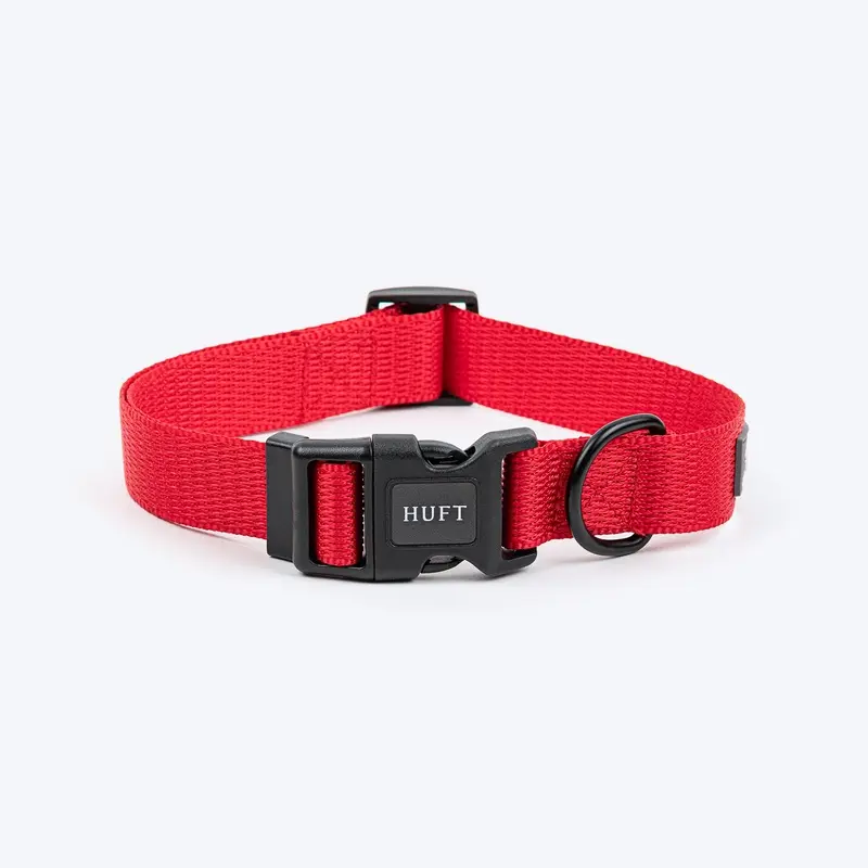 HUFT Classic Collar For Dog - Cherry Red