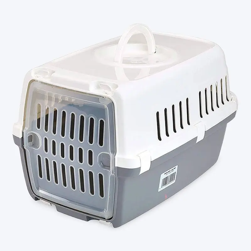 Savic Zephos 1 - Pet Carrier - Grey - 19 X 13 X 12 inch - Holds up to 5 kg
