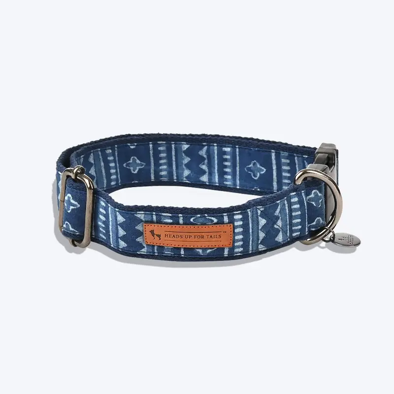 HUFT The Indian Collective Pankti Dog Collar - Indigo