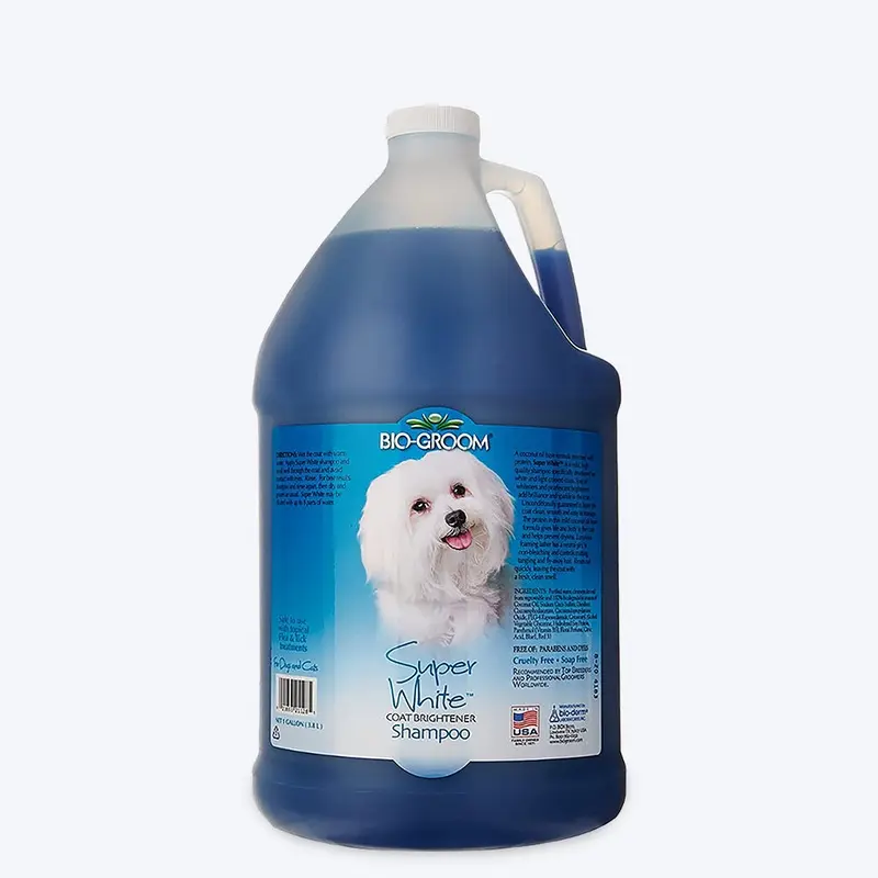 Bio-Groom Super White Coat Brightening Dog Shampoo - 3.5 litre