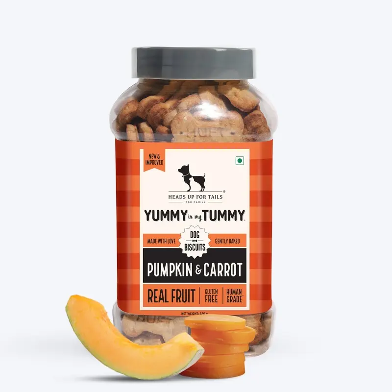 HUFT YIMT Pumpkin & Carrot Gluten-Free Dog Biscuits