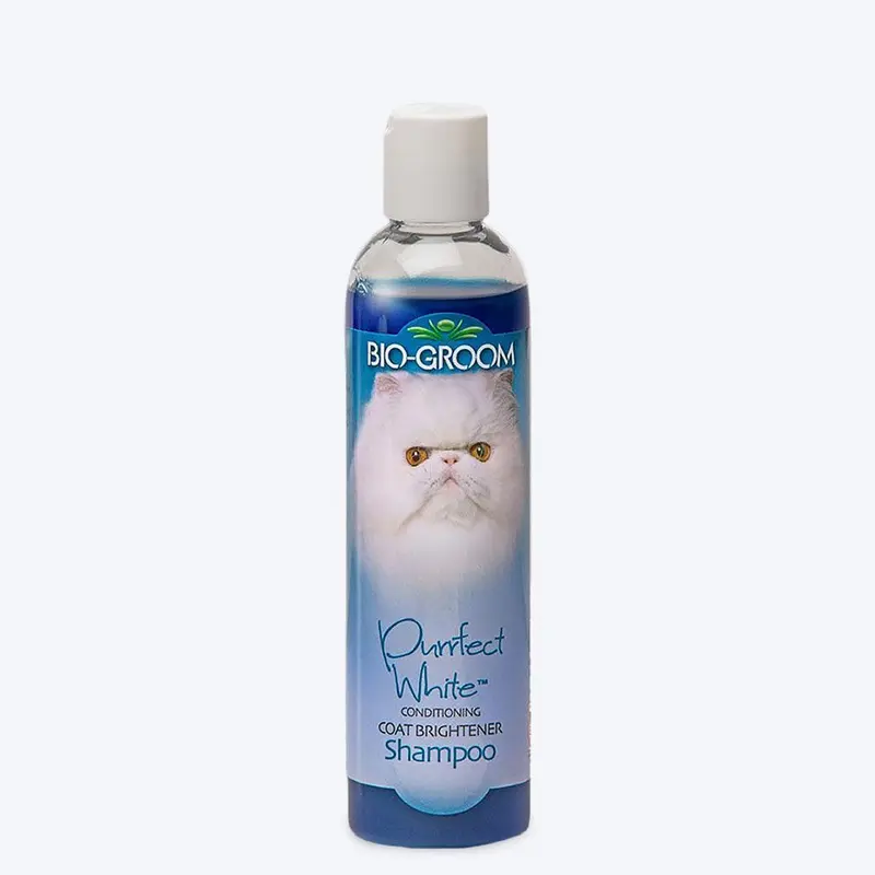 Bio-Groom Purrfect White Cat Shampoo - 235 ml