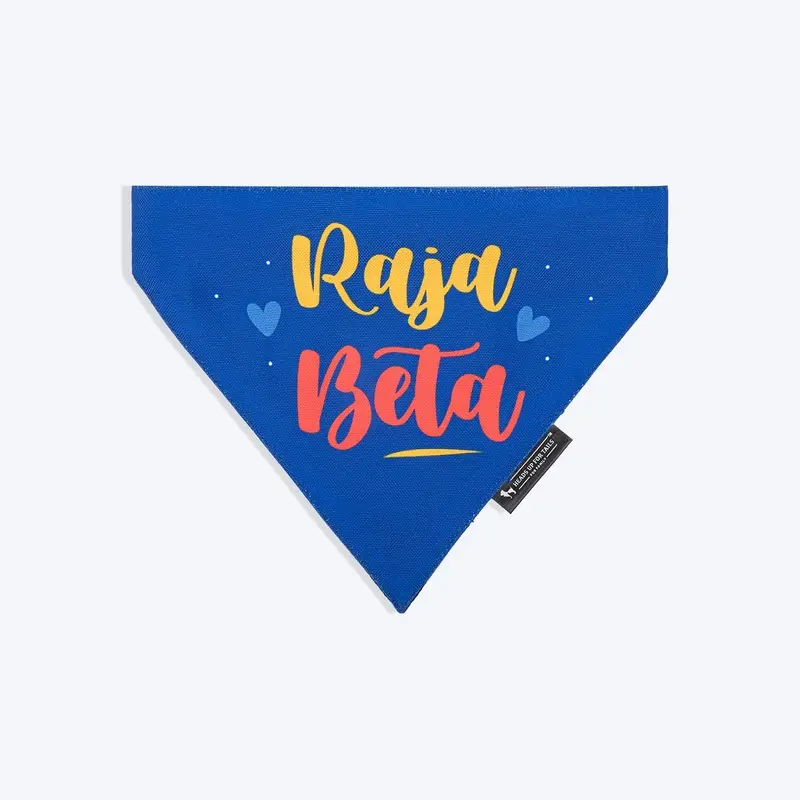 HUFT Raja Beta Bandana For Dog - Blue