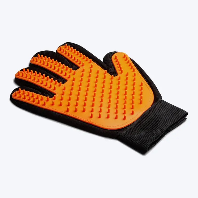 HUFT Pet Grooming Finger Glove - Orange