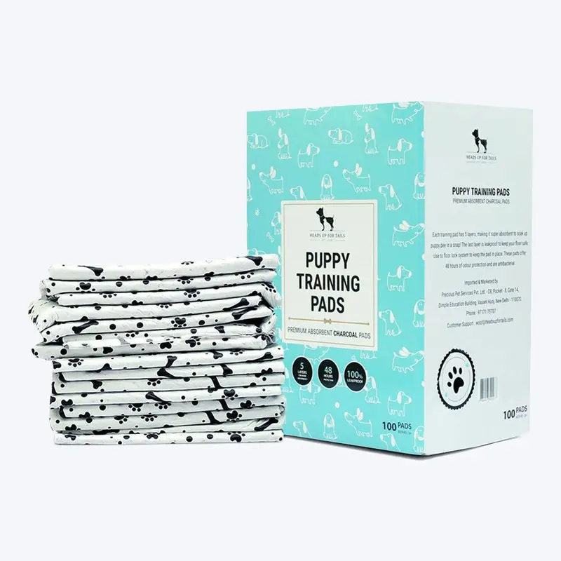 HUFT Charcoal Puppy Training Pads - 60 x 45 cm