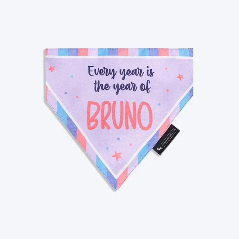 HUFT Every Year Is The Year of Your Pet Personalised Dog Bandana