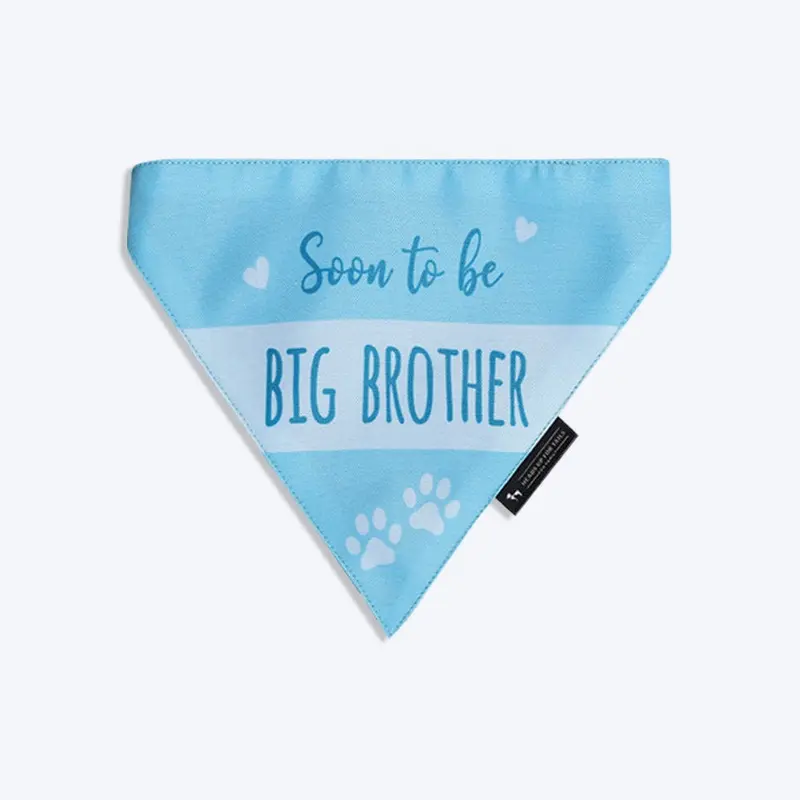 HUFT Soon To Be Big Brother Dog Bandana(Made to Order)