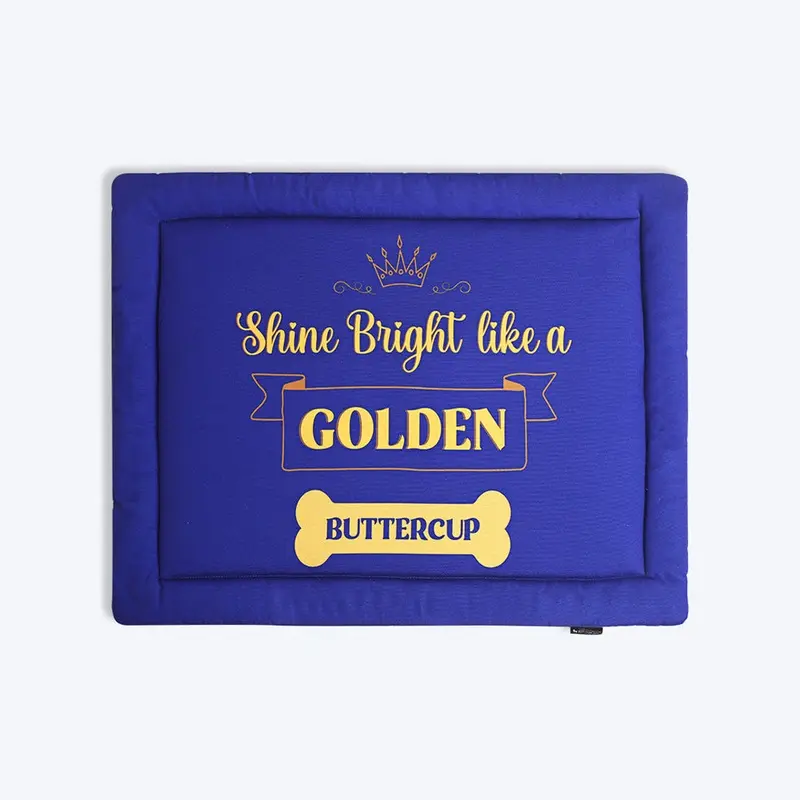 HUFT Personalised Shine Bright Like a Golden Dog Mat