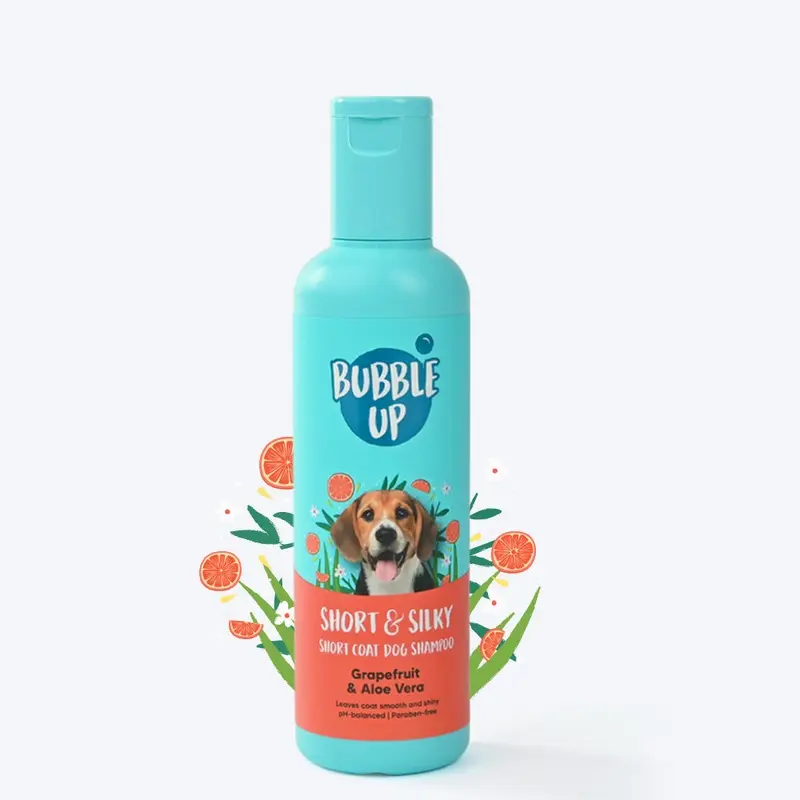 Bubble Up - Short & Silky Short Coat Dog Shampoo - 200 ml