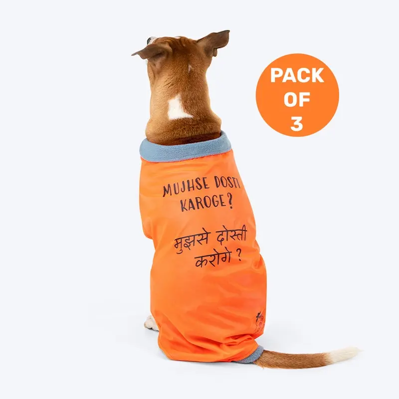 HUFT Snuggle Streetie Foundation Dog Jacket - Pack Of 3