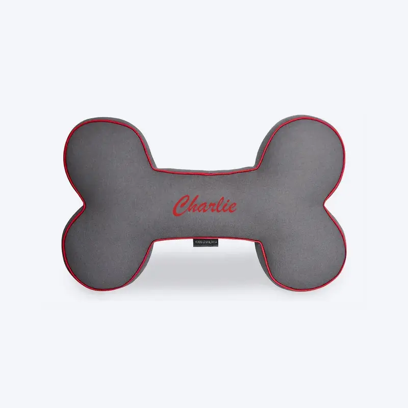 HUFT Personalised Bone Shaped Cushion (in multiple color options)