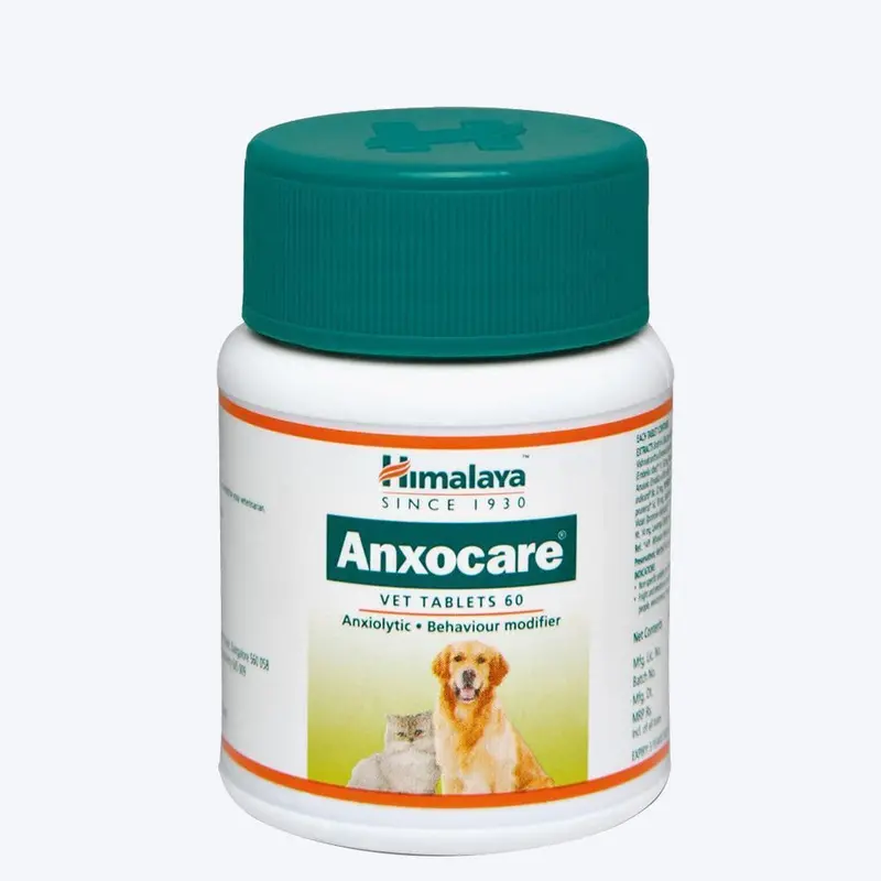 Himalaya Anxocare Vet Tablets For Dogs & Cats - 60 Tabs