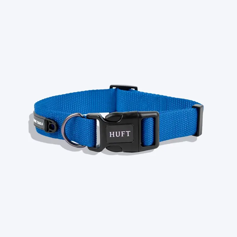 HUFT Basics Dog Collar - Cobalt Blue
